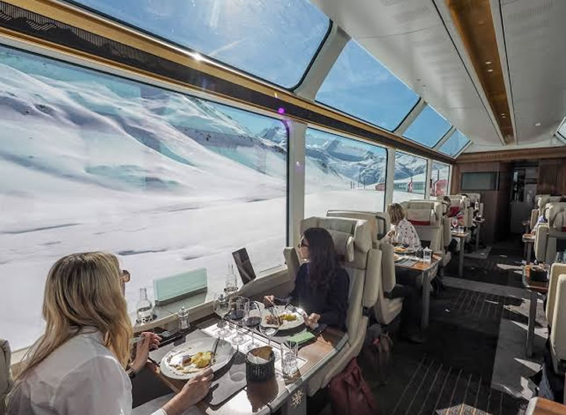 El Glacier Express en Suiza: El Viaje en Tren más Espectacular de los Alpes
